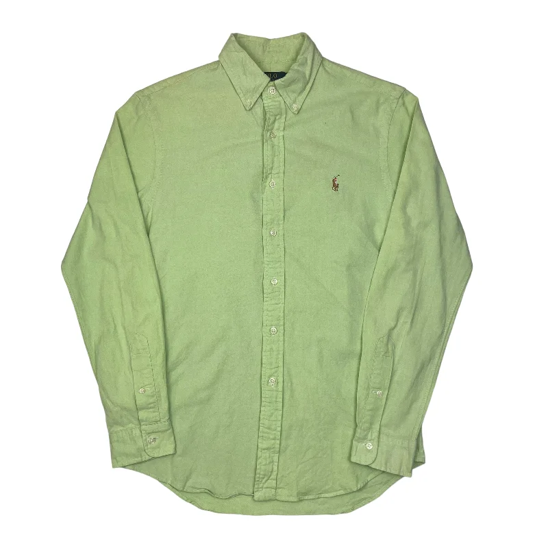 Weekend Bargains Just for You Ralph Lauren Mint Green Long Sleeve Shirt