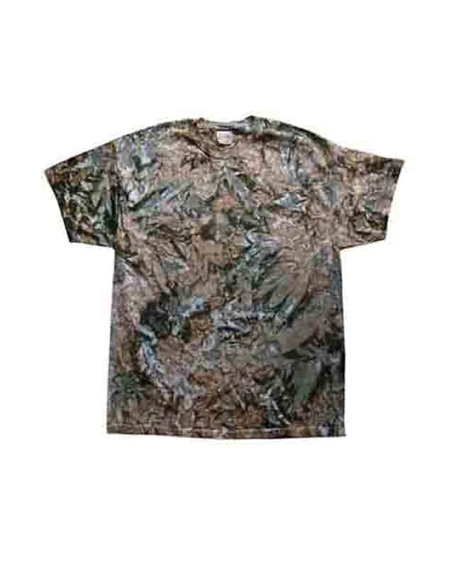 Deal Dash Tie-Dye Youth 100% Cotton Tie-Dyed T-Shirt | Camo