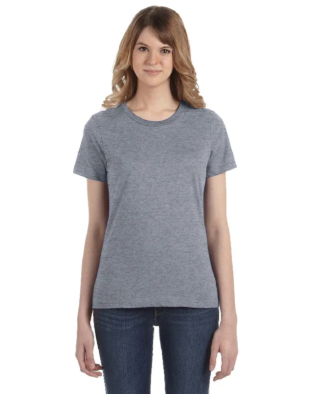 Exclusive Savings Anvil Ladies Fashion Fit T-Shirt | Heather Graphite