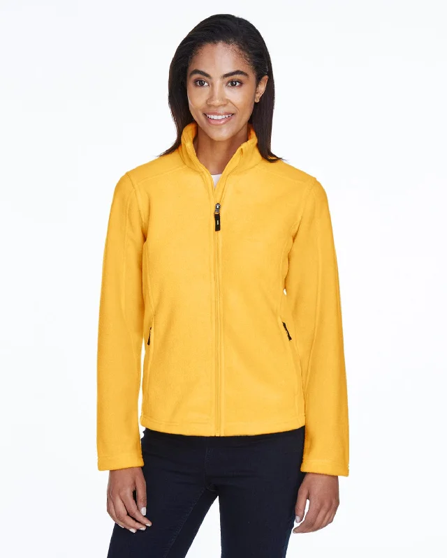 New Markdowns Core 365 Journey Ladies Fleece Jacket | Campus Gold
