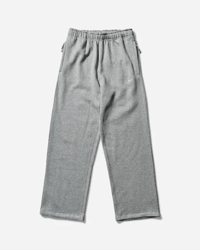 Deep Savings Men's Solo Swoosh Open Hem Fleece Sweatpants Dark Grey Heather
