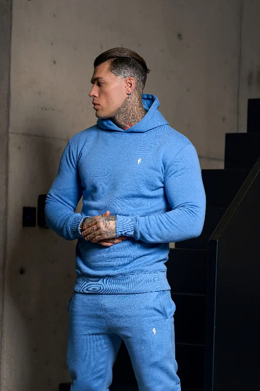 Closeout FS Plain Blue Hoodie With FS Branding - FSH1194