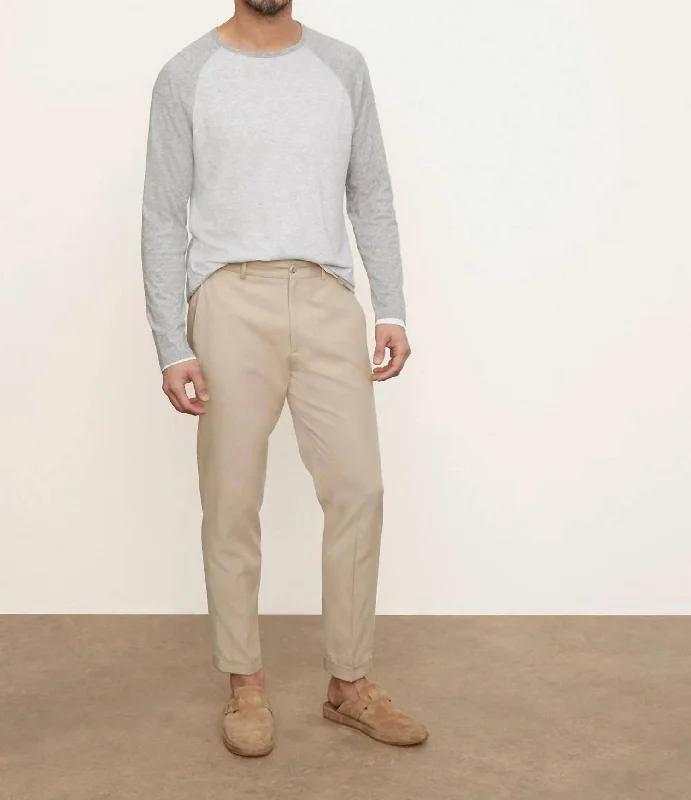 Anniversary Sale Tapered Cuffed Trouser In Ashwood