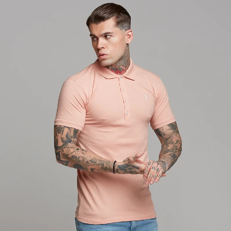 Price Rollback Father Sons Classic Peach Polo Shirt - FSH244