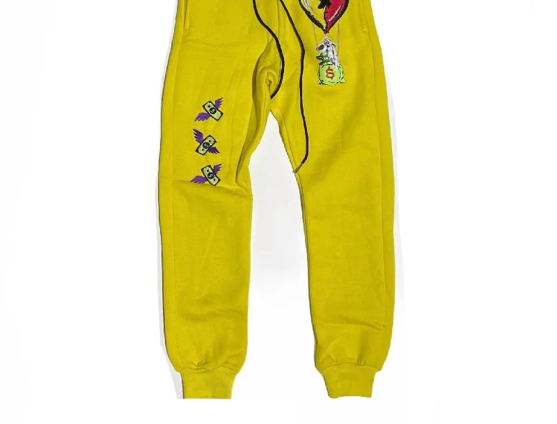 Hurry In Men's What The Air Jogger In Yellow/red