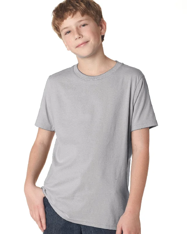 Special Discount Next Level Boys Premium Short Sleeve Crew Tee | Light Gray
