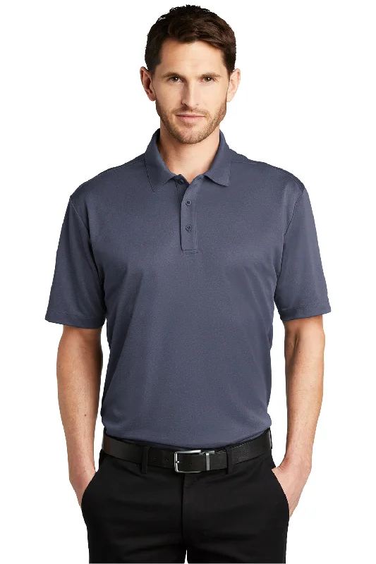 YEAR-End Clearance Port Authority Mens Silk Touch Performance Moisture Wicking Short Sleeve Polo Shirt - Heather Navy Blue YEAR-End Clearance Port Authority Mens Silk Touch Performance Moisture Wicking Short Sleeve Polo Shirt - Heather Navy Blue