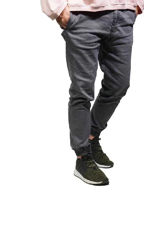 Bonus Savings Denim Jogger Pants In Grey