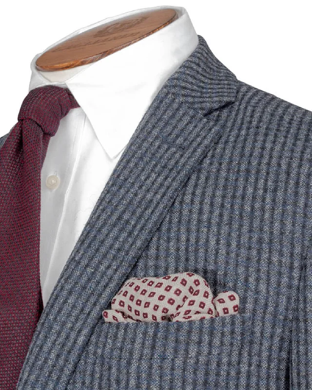 Overstock Sale Navy Gingham Jacket