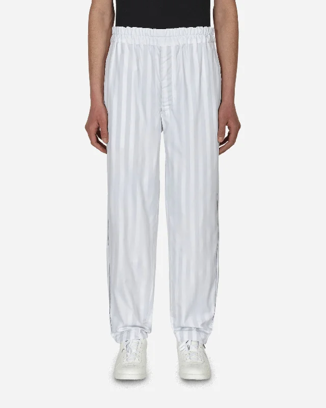 Weekend Savings Galore Stripe Trousers White