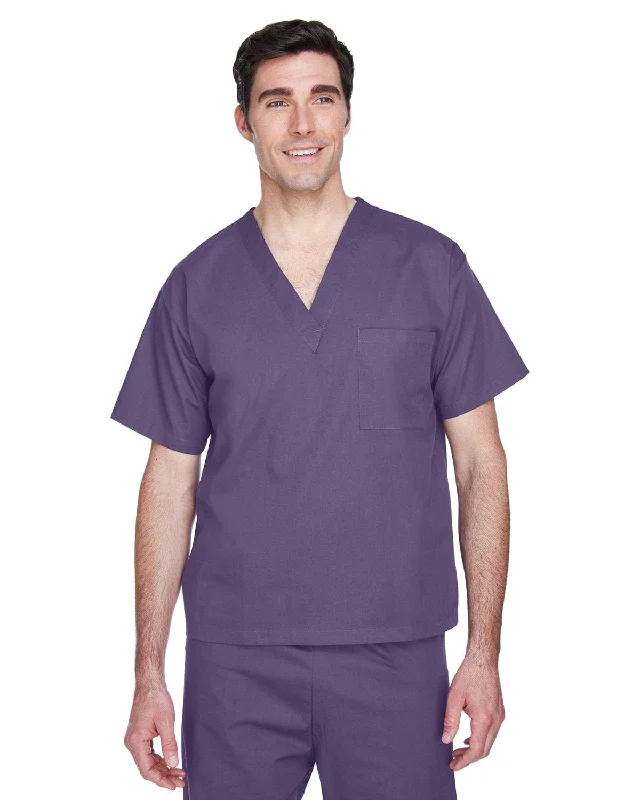 Instant Savings Harriton Adult Scrub Top | Deep Purple
