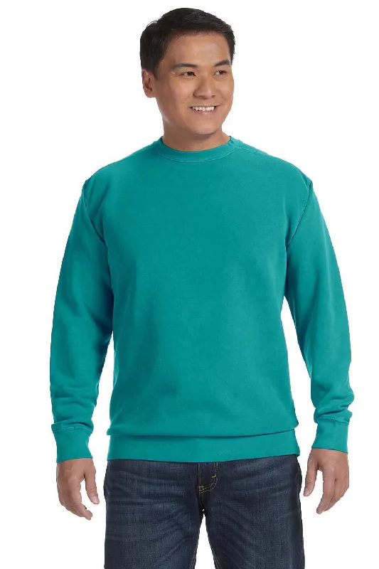 Sale Alert Comfort Colors Mens Crewneck Sweatshirt - Seafoam Green