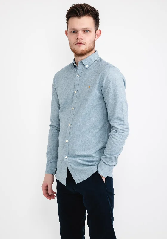 Special Price Farah Steen Slim Long Sleeve Shirt, Stellar