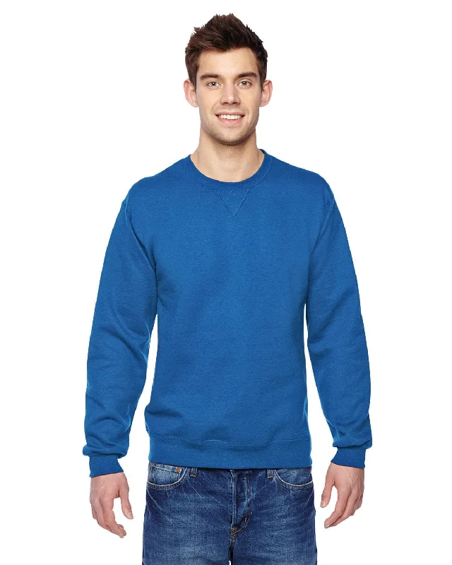 While Supplies Last Fruit of the Loom Sofspun Crewneck Sweatshirt | Royal