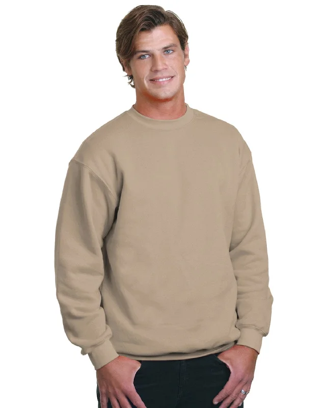 Buy Today Bayside USA Made Crewneck Fleece | Sand