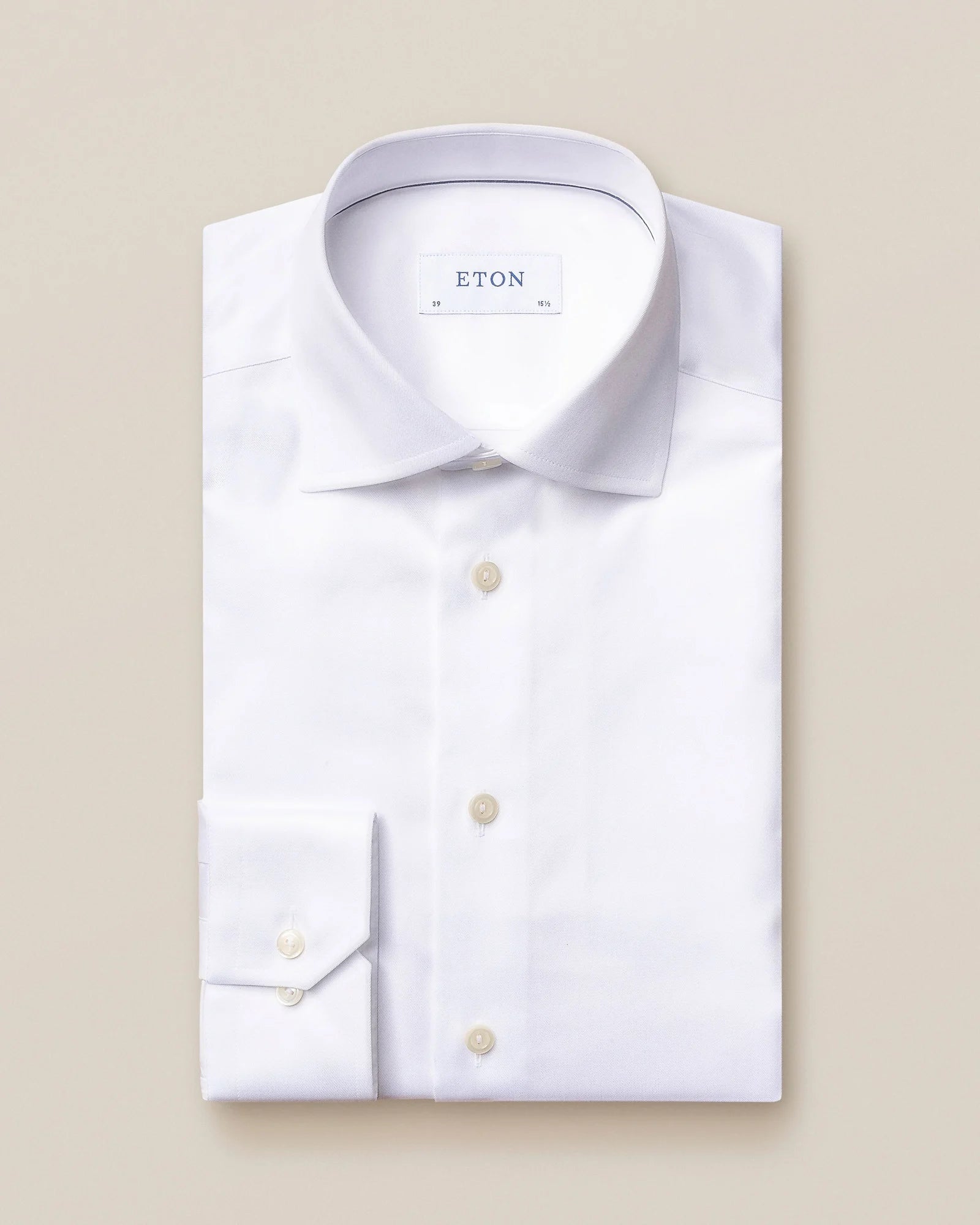 Super Bargain White Signature Twill Slim Fit Dress Shirt - ETON