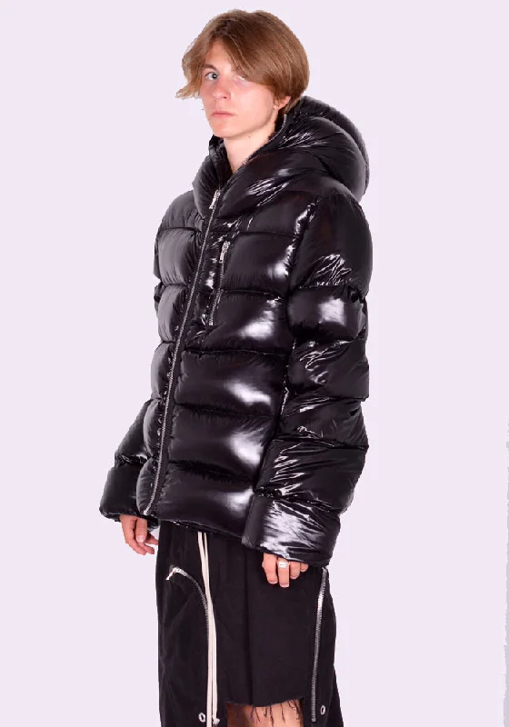 Online Exclusive RICK OWENS MEN RU02D6722 NLD4 SEALED DOWN JACKET BLACK
