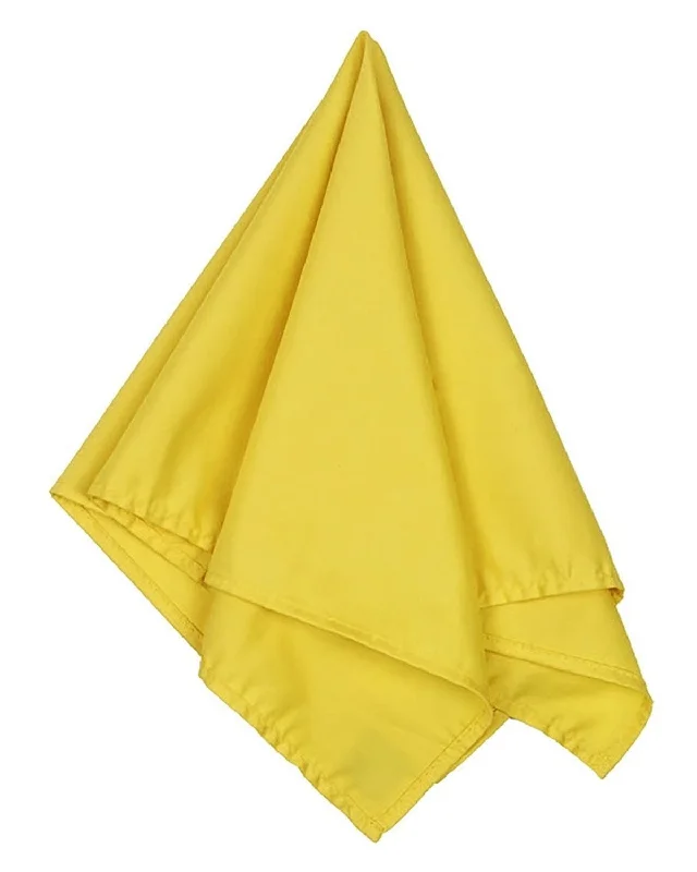 Savings Event Big Accessories Solid Bandana | Yellow