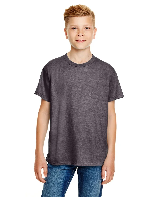 Weekend Shopping Bliss Anvil Youth Fashion Fit T-Shirt | Heather Graphite