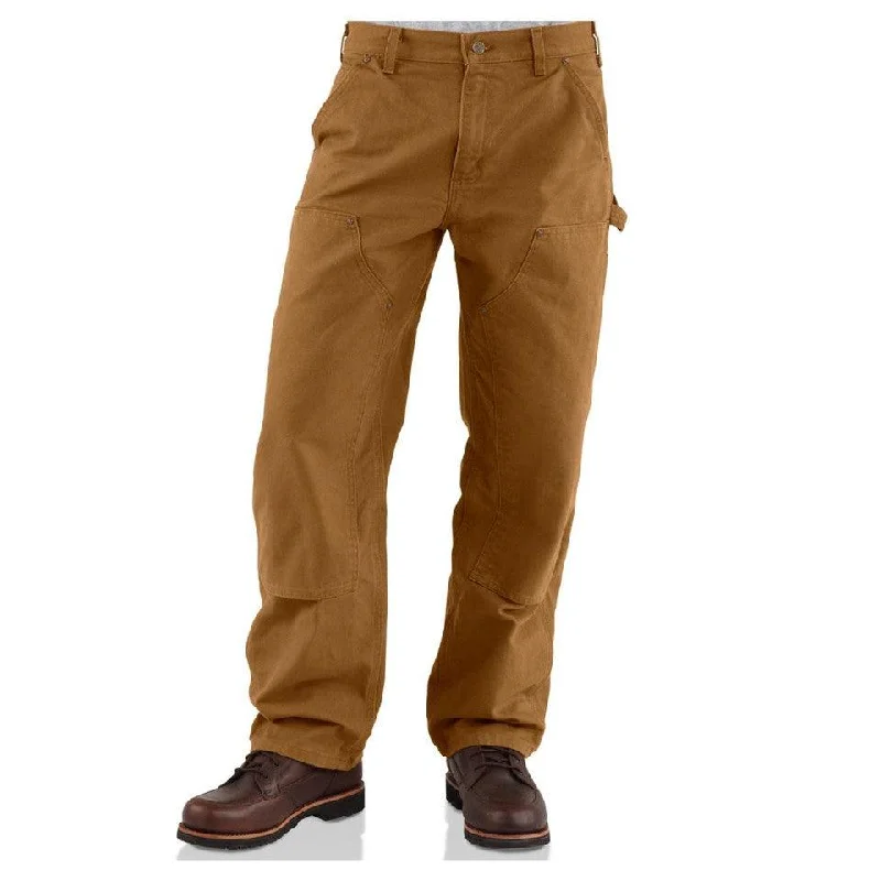 Instant Discount B136 - Double Front Washed Duck Work Dungaree - Carhartt Brown