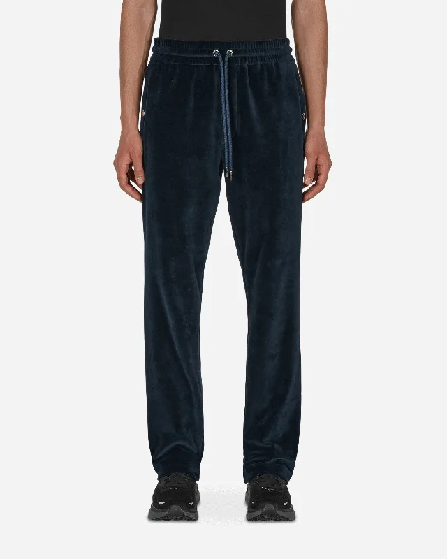 Deal Zone Velvet Sweatpants Blue