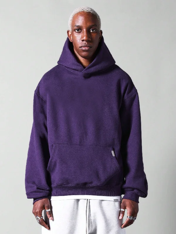 Instant Discount Regular Fit Essential Premium Heavyweight Overhead Hoodie In 340 Gsm