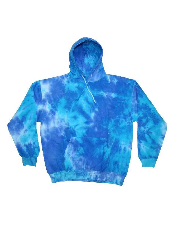 Weekend Specials to Snag Tie-Dye Youth Pullover Hoodie | Blue Mix