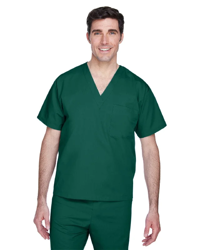 Hurry Up Harriton Adult Scrub Top | Hunter