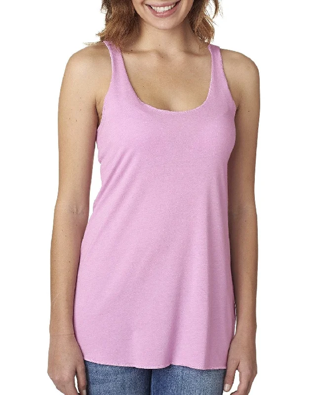 Weekend Savings Extravaganza Next Level Ladies Triblend Racerback Tank | Vintage Lilac