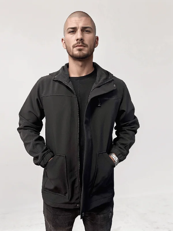 Super Deal Black Vital Zip Jacket