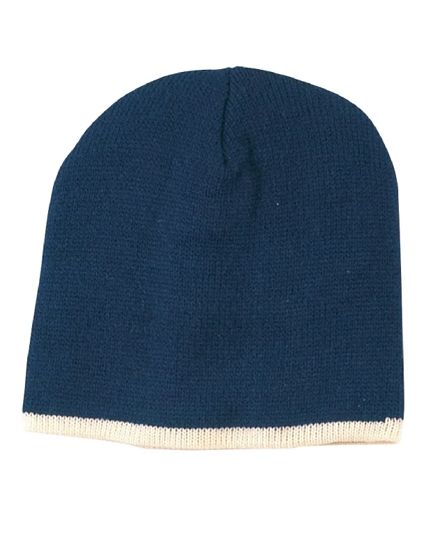 Special Discount Big Accessories Knit Cap | Navy/ Cream