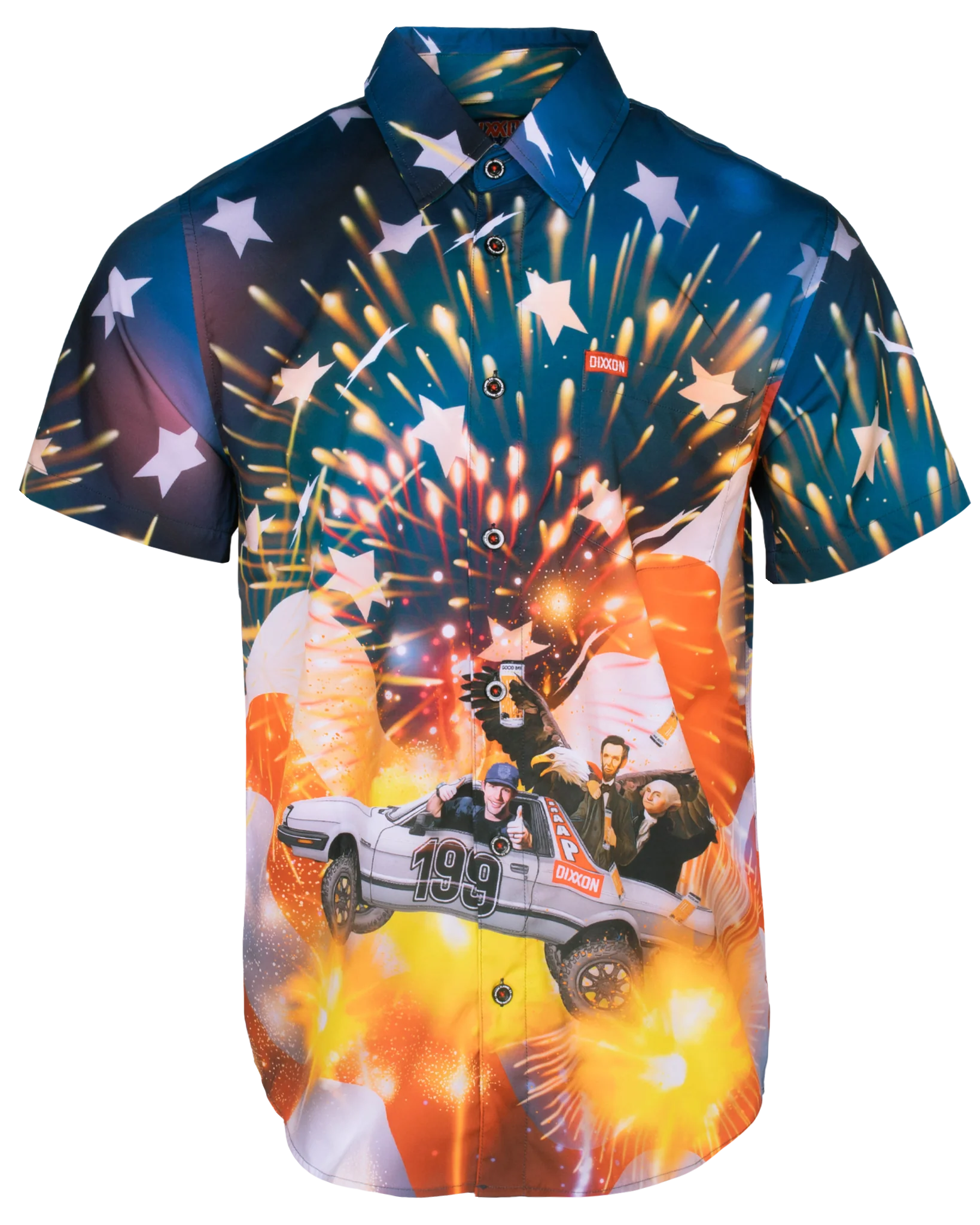 Weekend Specials to Enjoy Red, White & Braap Short Sleeve Party Shirt