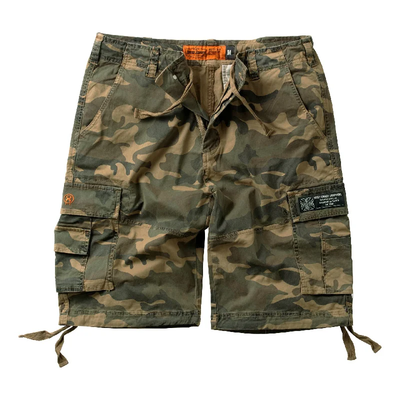 New Markdowns WCC CFL CARGO SHORTS - VINTAGE WOODLAND CAMO