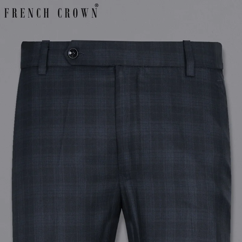 Online Exclusive Shark Grey Plaid Woolrich Pant