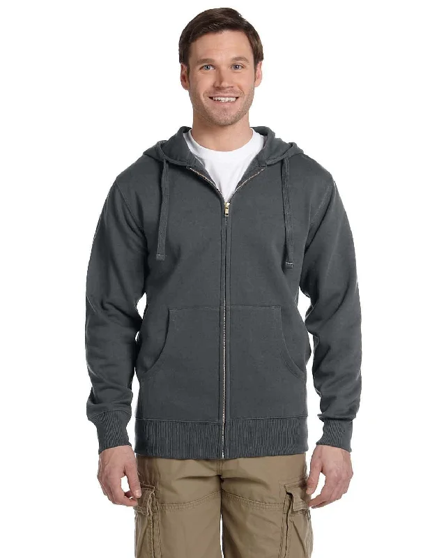 Don't Miss Econscious Organic/Recycled Full-Zip Hoodie | Charcoal