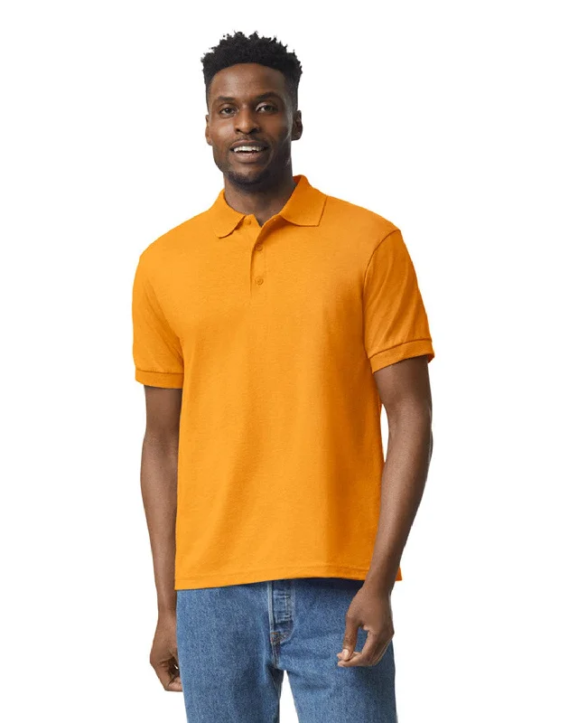 Weekend Bargains to Enjoy Gildan DryBlend 50/50 Jersey Knit Polo Shirt | Gold