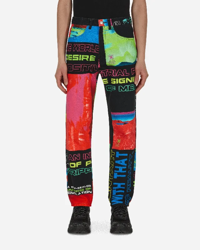 Weekend Bargains to Snag S.O.M 1994 Denim Pants Multicolor