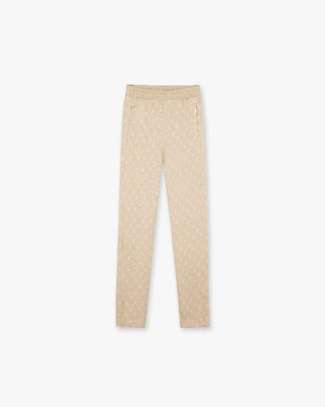 Reduced Price Intarsia Initial Sweatpant - Wheat