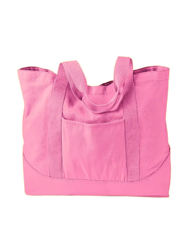Exclusive Offer Authentic Pigment Pigment-Dyed Large Canvas Tote | Flamingo