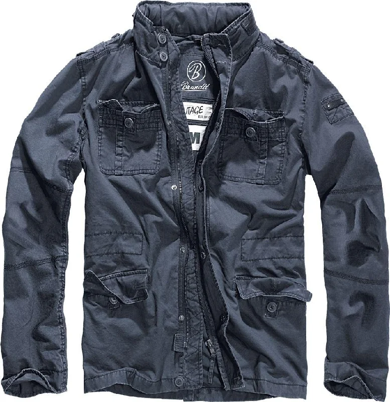 Discount Mania Brandit Vintage Mens Military M65 Short Army Combat Light Field Jacket Parka