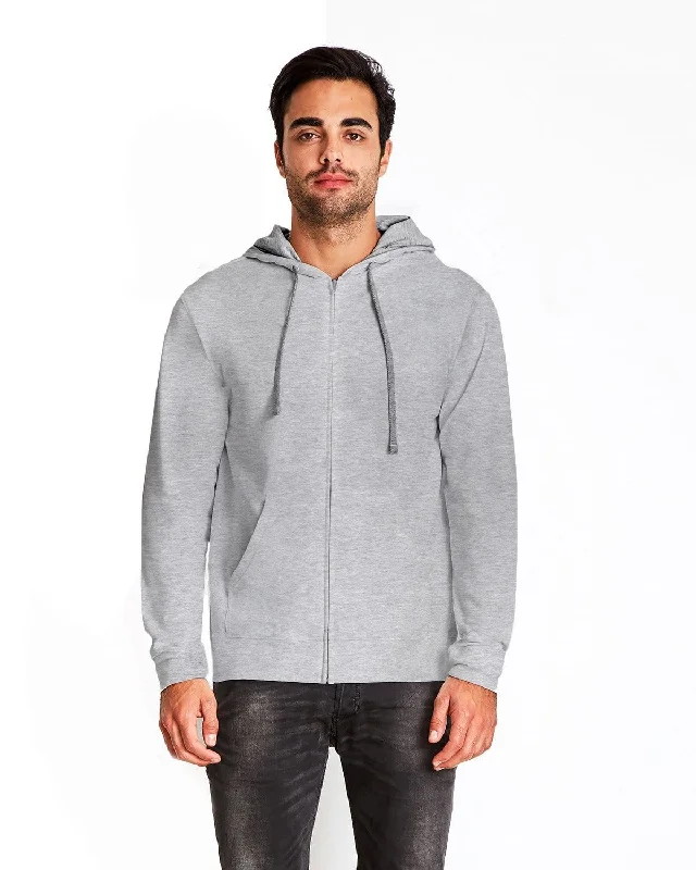 Today’s Deal Next Level Adult French Terry Zip Hoody | Hth Gry/ Hth Gry