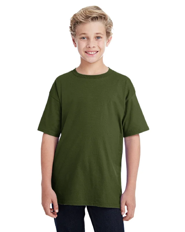 Weekend Discounts to Enjoy Anvil Youth Fashion Fit T-Shirt | City Green