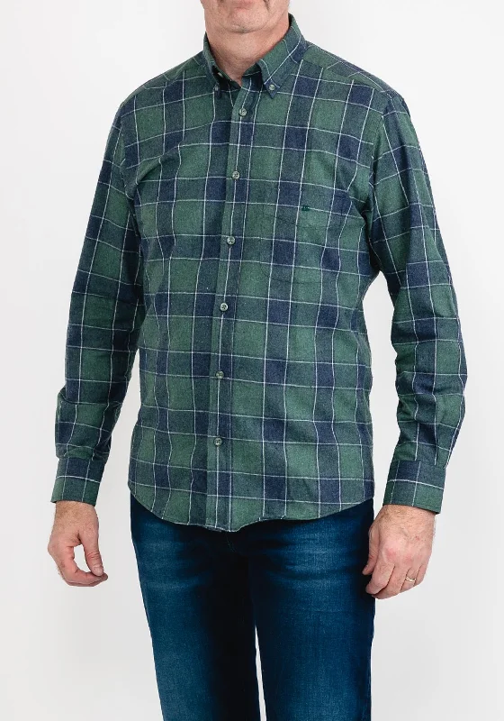 Bargain Alert Daniel Grahame Ivano Check Shirt, Green & Navy
