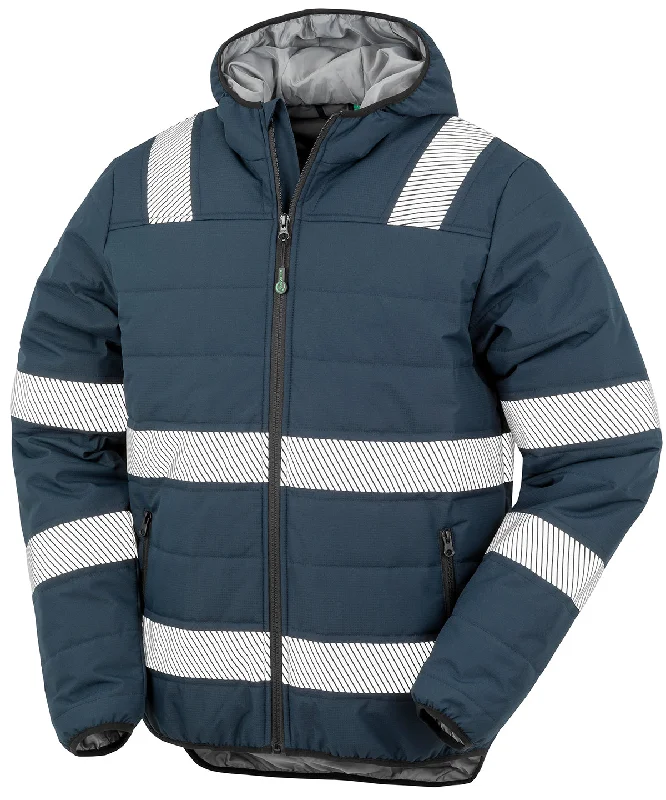 Weekend Specials to Love Recycled ripstop padded safety jacket | Navy