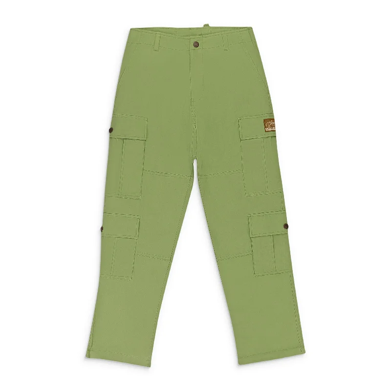 Overstock Clearance SINCLAIR CARGO OLIVE GREEN MEN'S CARGO PANTS