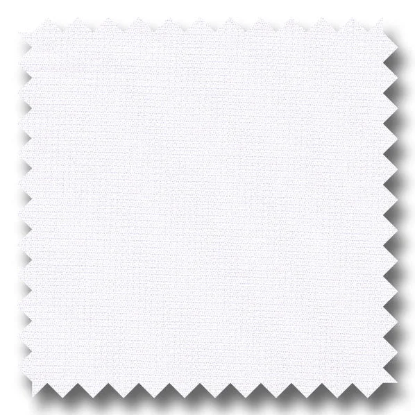 Markdown Sale White Solid 200 2Ply - Custom Dress Shirt