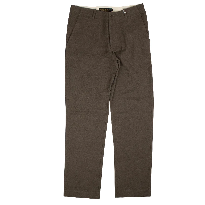 Limited Supply Freeman'S Sporting Club Hand Made Moleskin Cotton Pants - Brown
