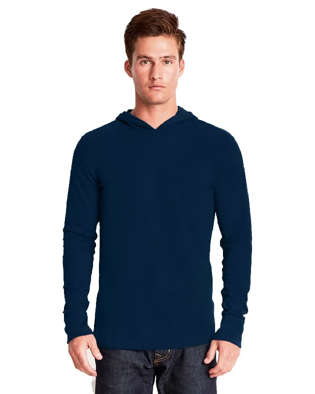 Super Deal Next Level Adult Thermal Hoody | Midnight Navy