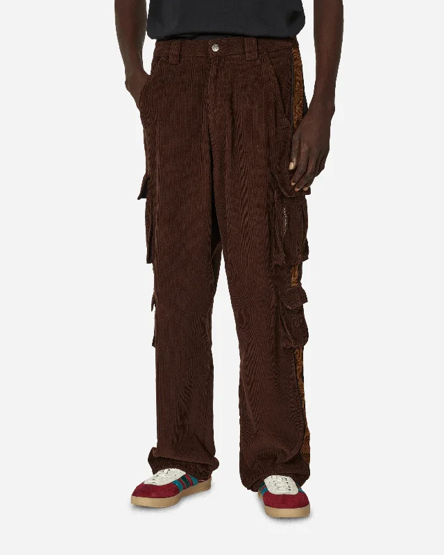 Seasonal Clearance Iniquity Cargo Trousers Brown