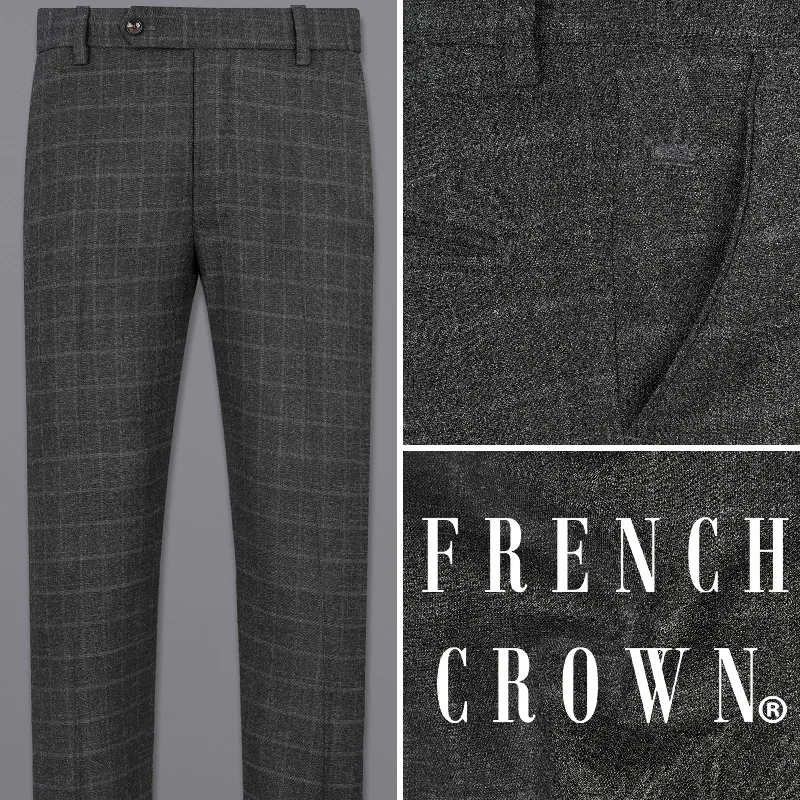 Clearance Sale Dune Gray Plaid Pant